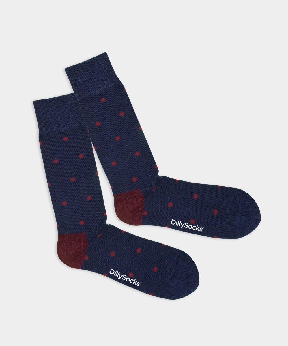 Socken Sparse Red Dots von DillySocks