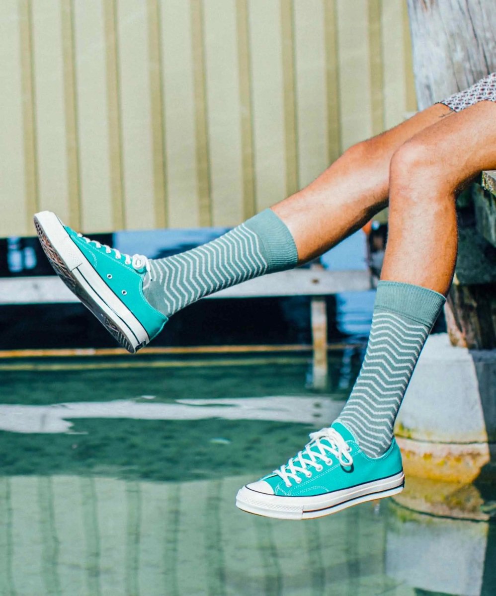 Socken Square Grass von DillySocks