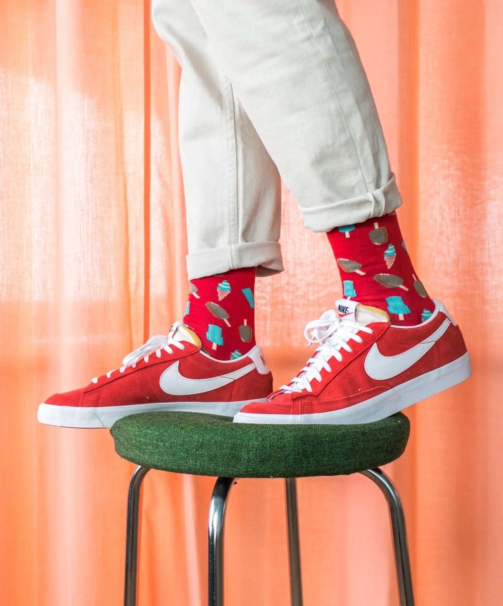 Socken Strawberry Ice Cream von DillySocks