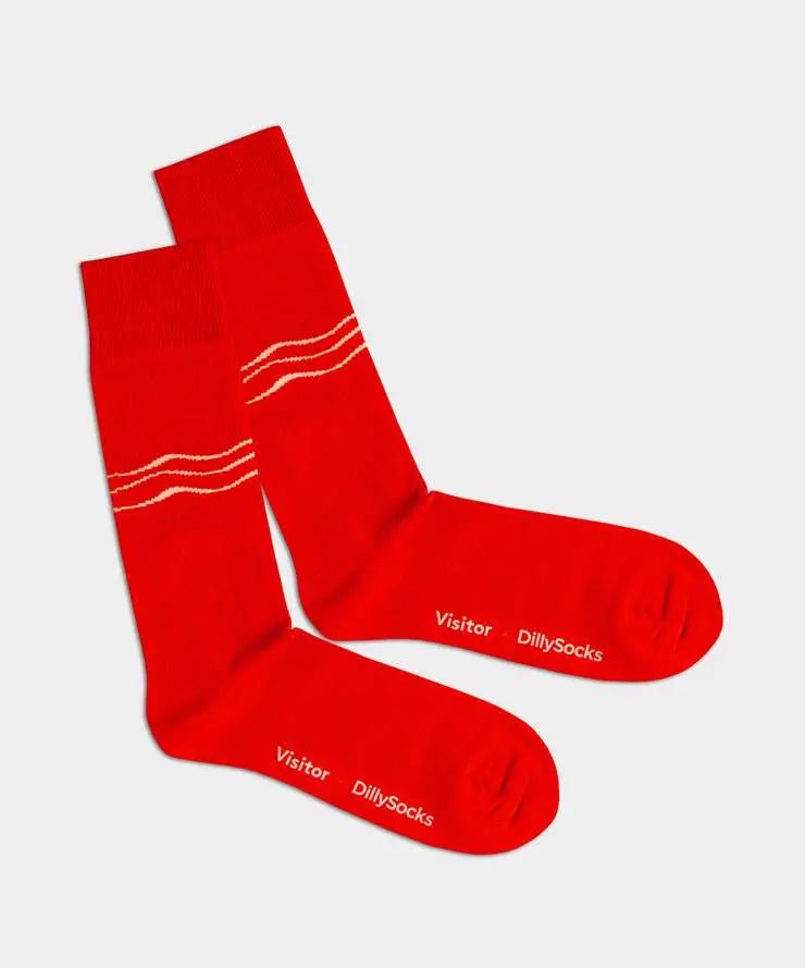 Socken Sunset Red von DillySocks