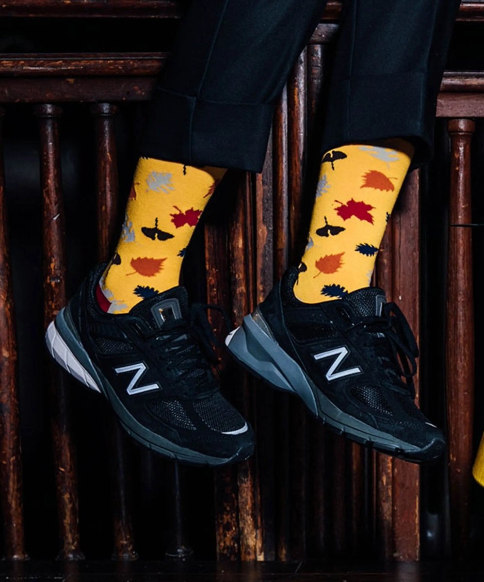 Socken Sunshine Leaves von DillySocks