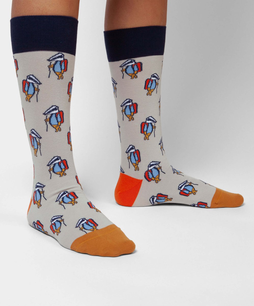 Socken The Walking Badger von DillySocks