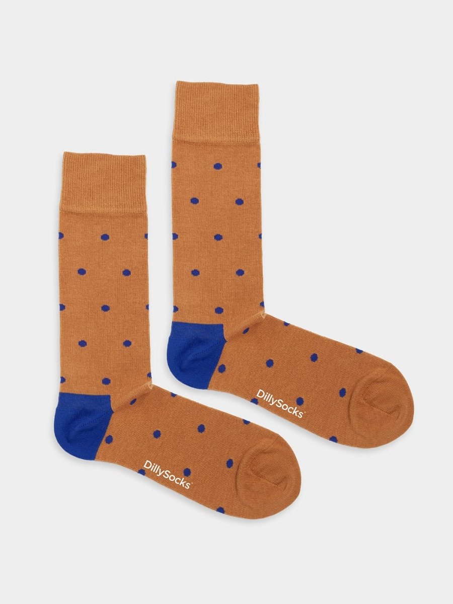 Socken Tiny Indigo Dots von DillySocks