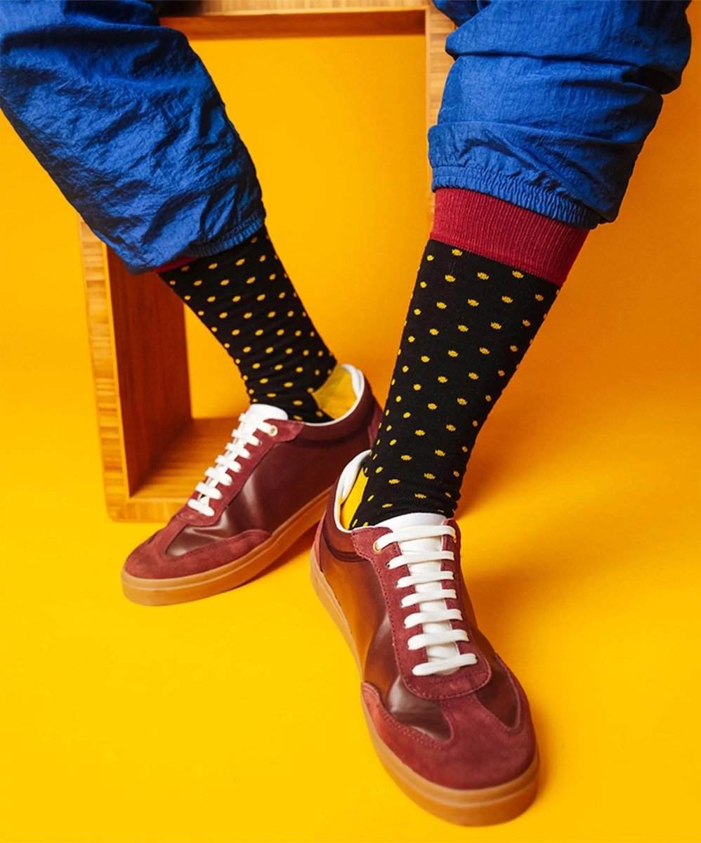 Socken Tiny Sun Dots von DillySocks