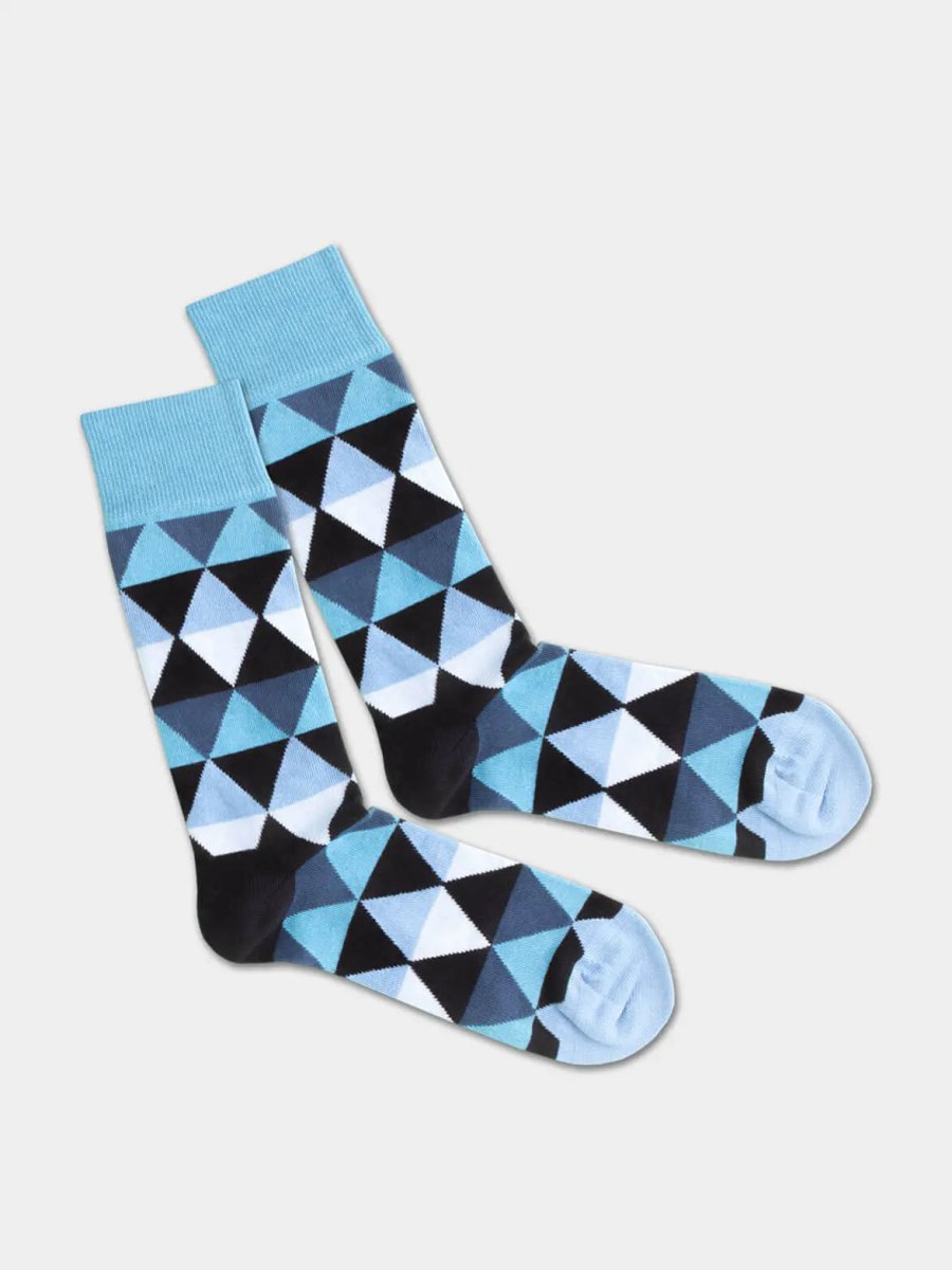 Socken Triangle Sea von DillySocks