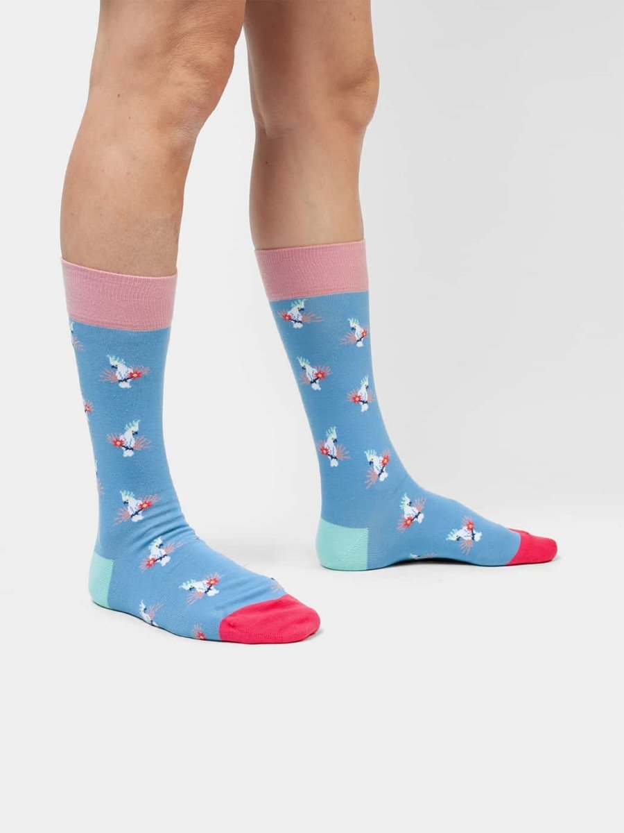 Socken Tropical Bird of Paradise von DillySocks