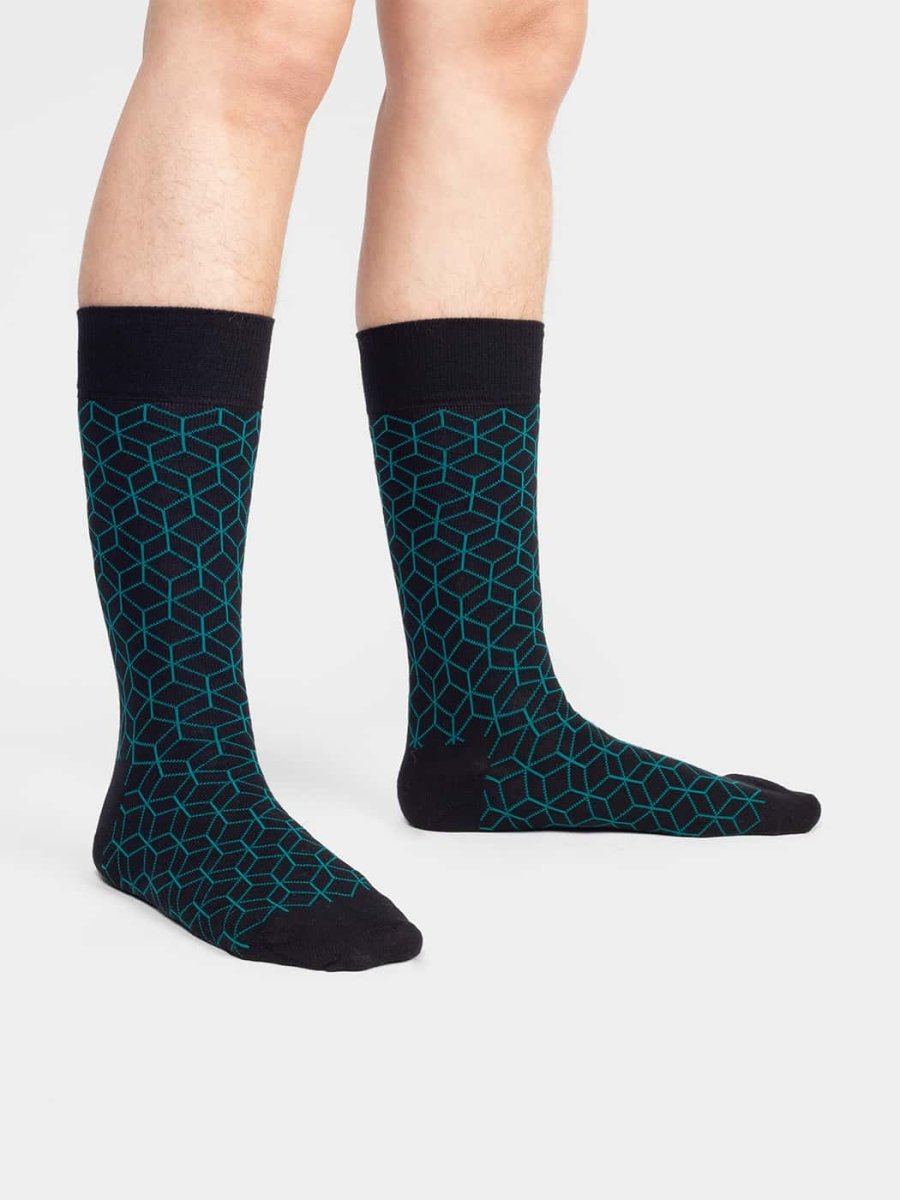 Socken Turquoise Lining von DillySocks