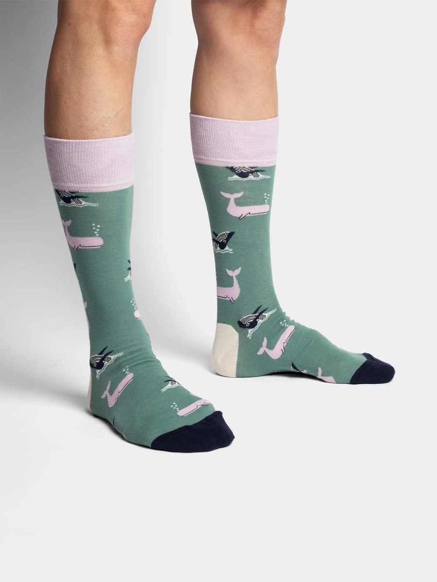 Socken Whale Party von DillySocks
