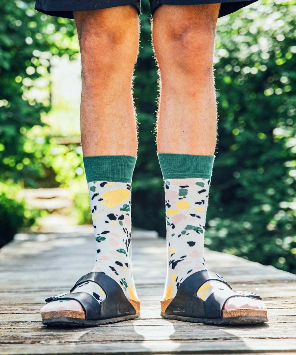 Socken White Terrazzo von DillySocks