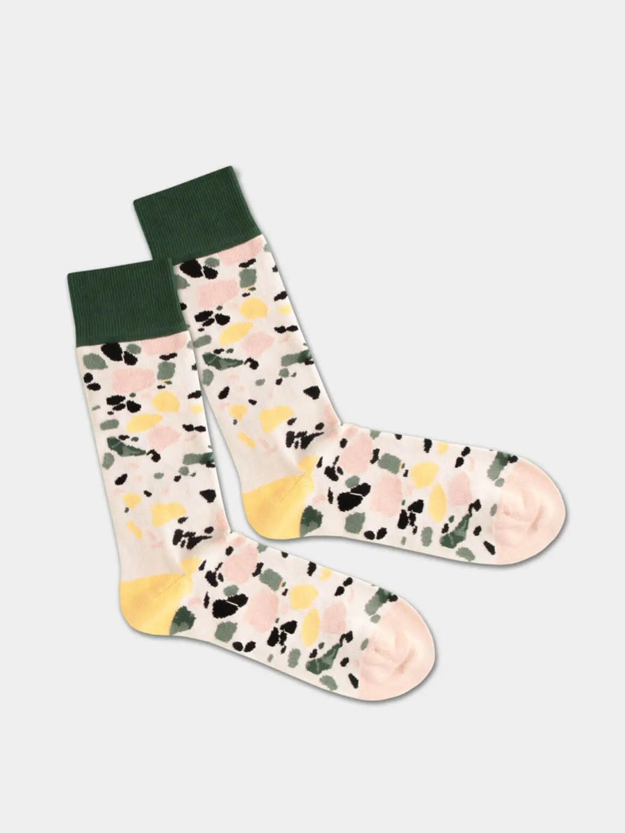 Socken White Terrazzo von DillySocks