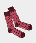 Socken Wine in Wine Dots von DillySocks