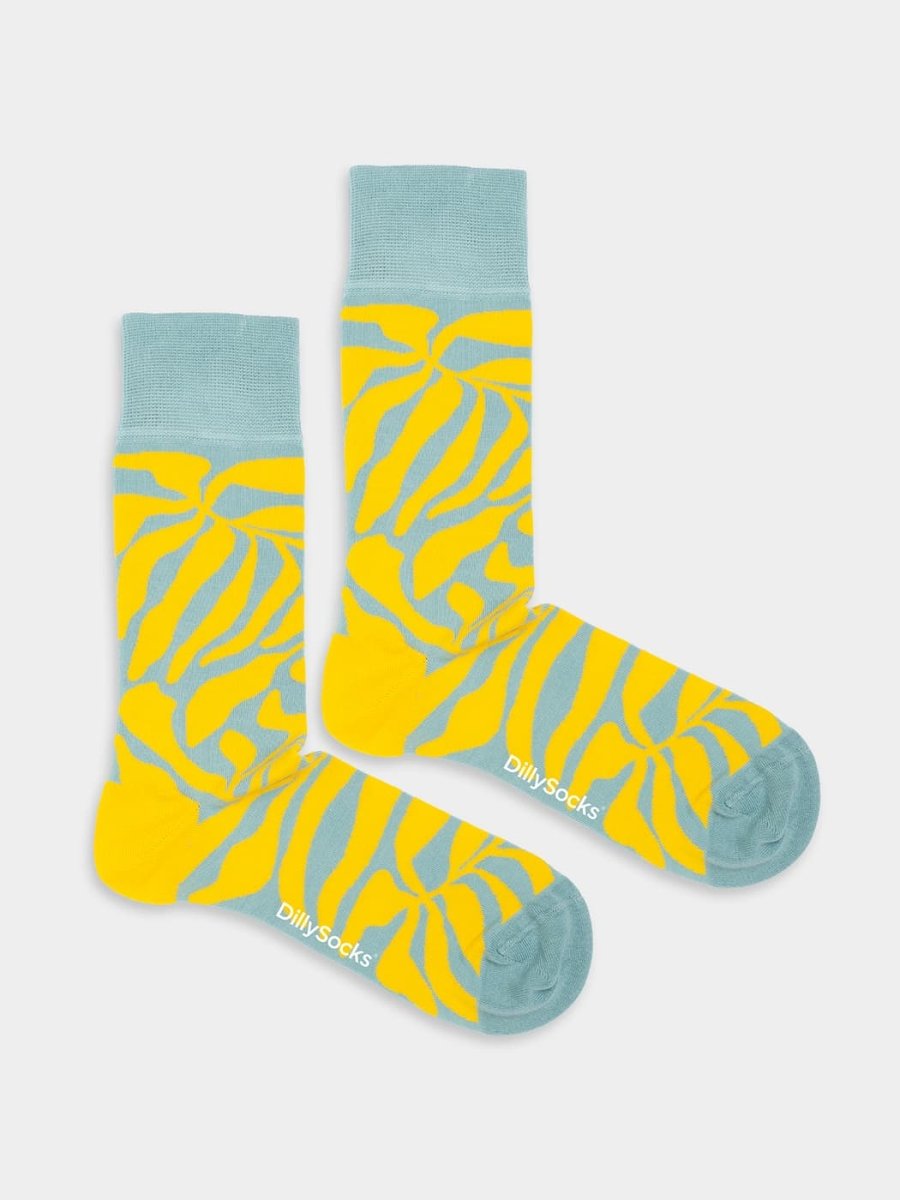 Socken Yellow Whispers von DillySocks
