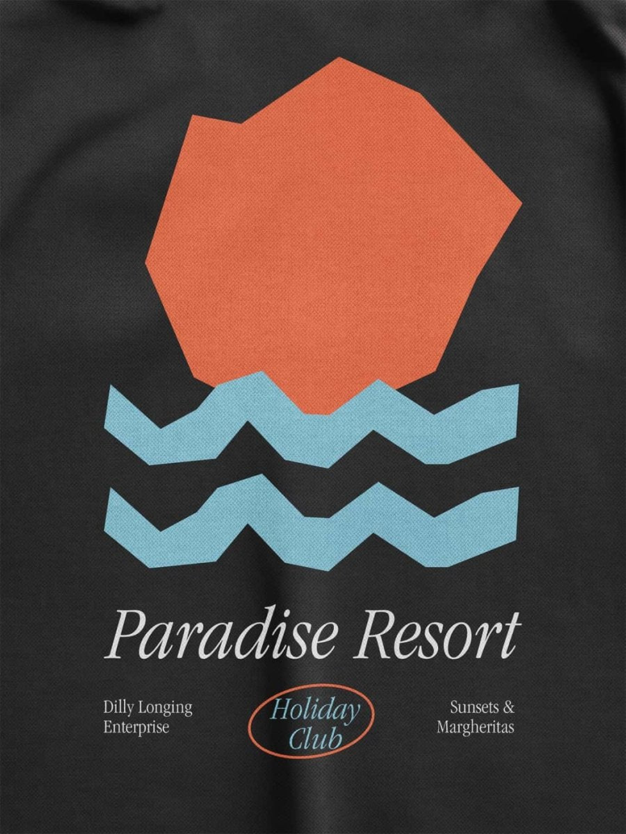 T-Shirts Paradise Resort von DillySocks